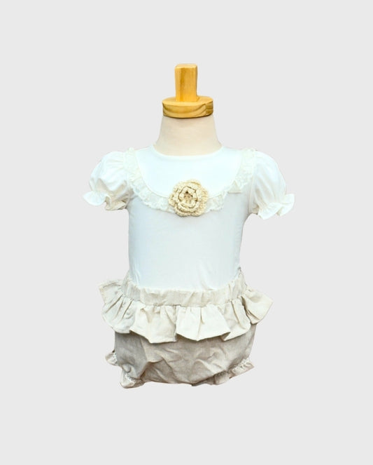 Conjunto Detalle Flor Tejida Deolinda