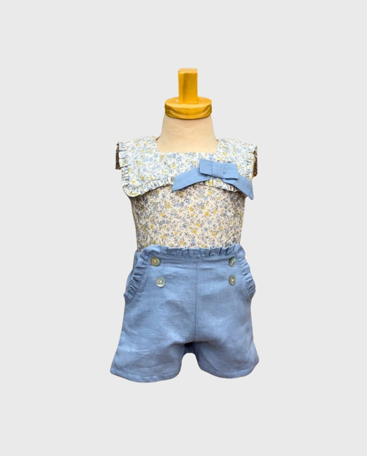 Conjunto Estampado Flores  Deolinda