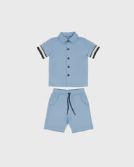 Conjunto Bermuda Tela Galleta