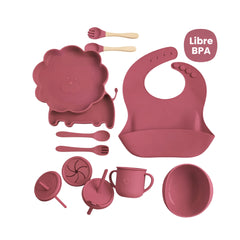 Set de Vajilla Silicona Alimentación León