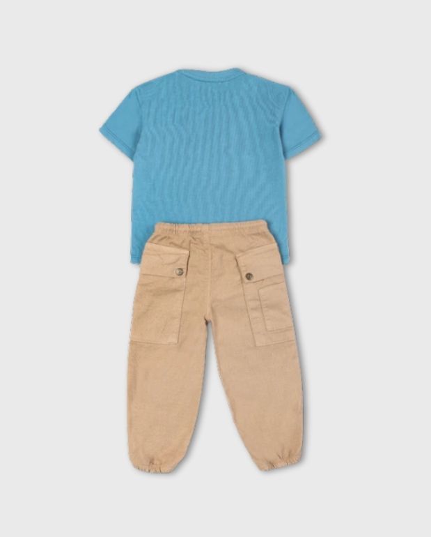 Conjunto Niño Camiseta Dog Azul