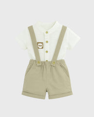 Conjunto Bermuda Con Tirantes