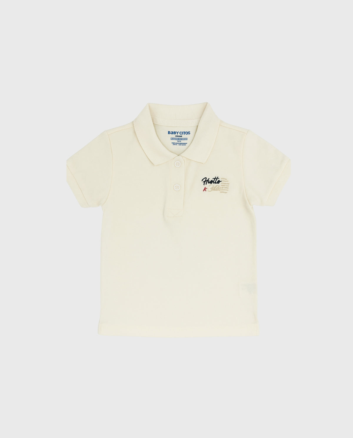 Camiseta Tipo Polo Bordado
