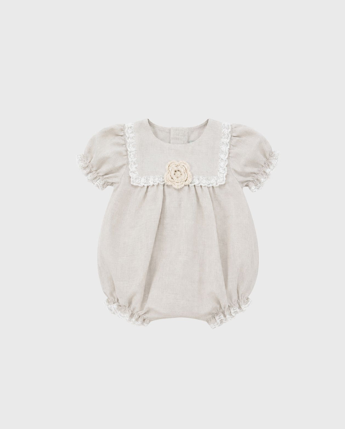 Pelele Detalle Encaje Beige Deolinda
