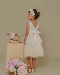 Vestido Perlas Mensaje Blanco Lilo diseño