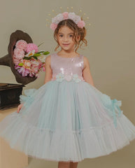 Vestido Cintura Corazón Anastasia Rosa Lilo