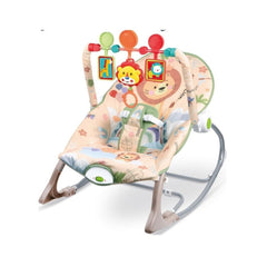 Silla Mecedora Vibradora Musical Leon Beige
