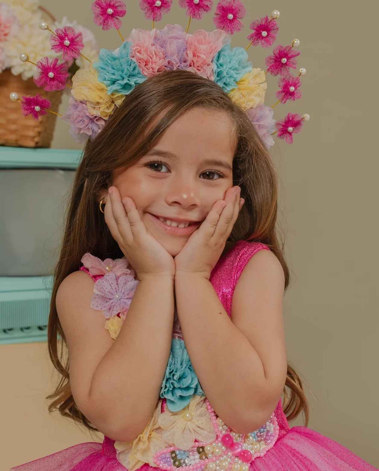 Vestido Mariposa Jarin Rosa Lilo complementos