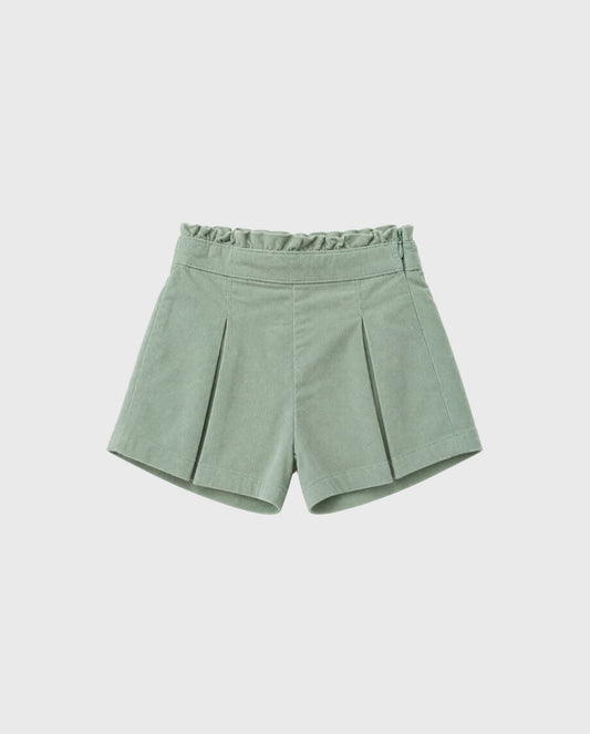 Short Pana Verde Niña Zippy