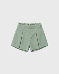 Short Pana Verde Niña Zippy