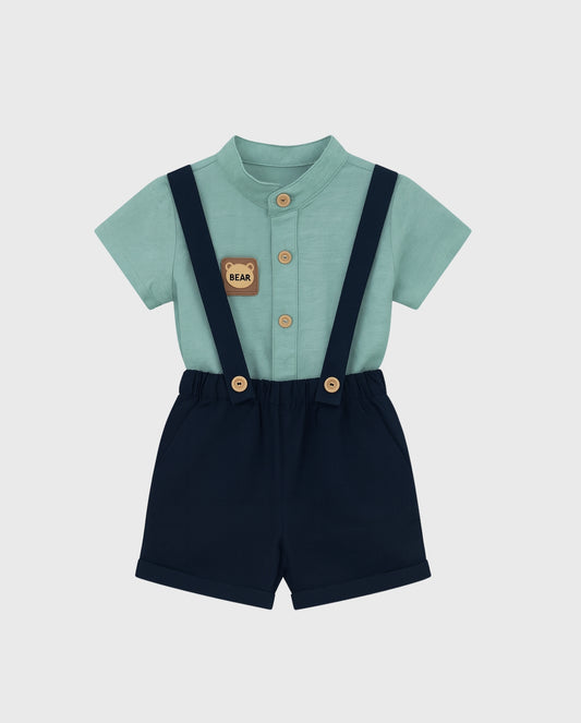 Conjunto Bermuda Con Tirantes