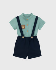 Conjunto Bermuda Con Tirantes