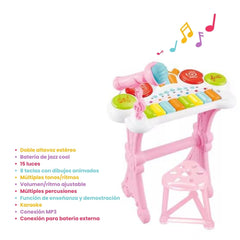 Piano Musical Con Luz