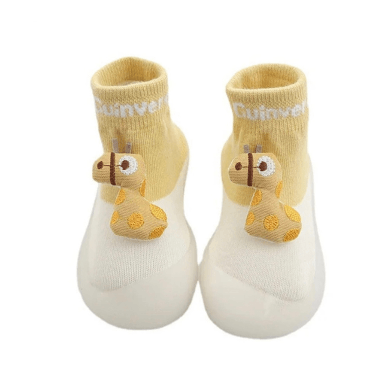 Medias Con Suela Animales 3D Jirafa