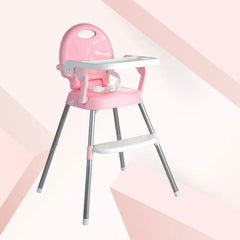 Silla Comedor 3 En 1 High Chair Rosa