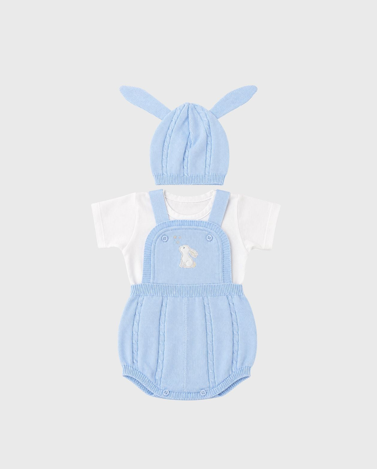 Conjunto Body Bordado Conejo Azul DISEÑO