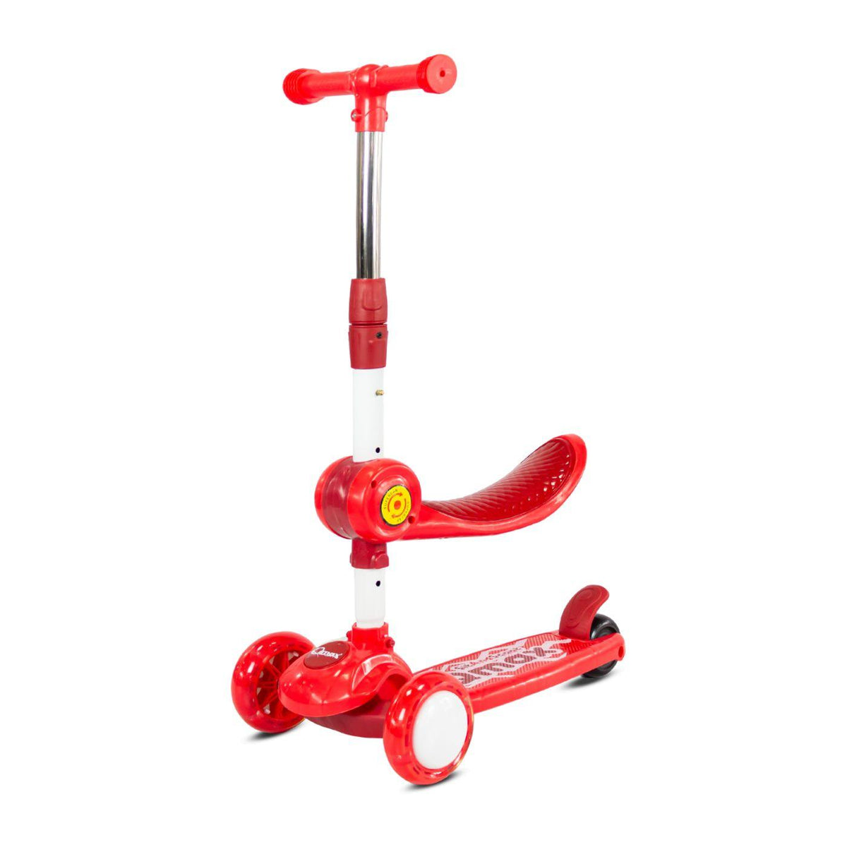 Patineta Para Niños TriScooter 2 en 1 Qmax Rojo