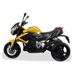 Moto Eléctrica Para Niños Velocity Amarillo