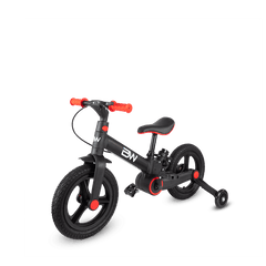 Bicicleta Para Niños 4 en 1 Revolt Plegable Negro Ruedas