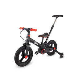 Bicicleta Para Niños 4 en 1 Revolt Plegable Negro Guia