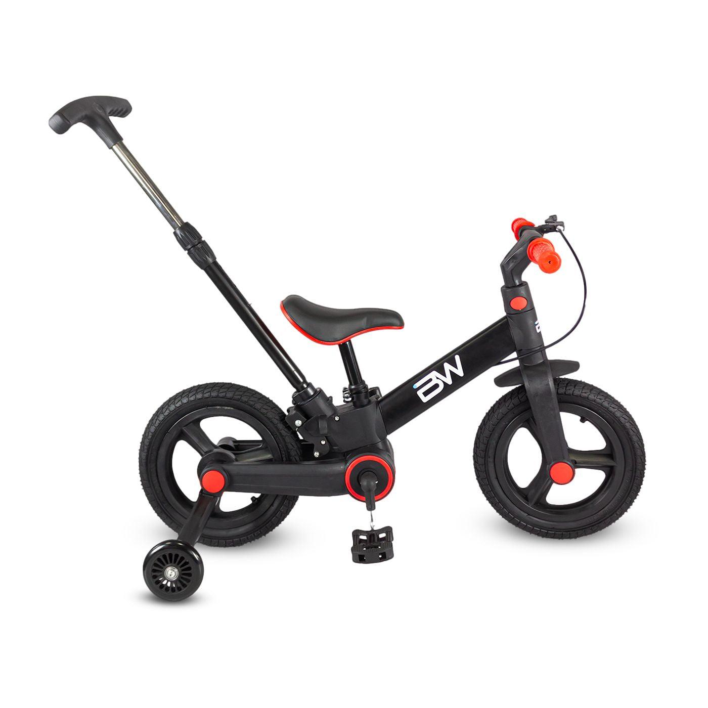 Bicicleta Para Niños 4 en 1 Revolt Plegable Negro Modelo