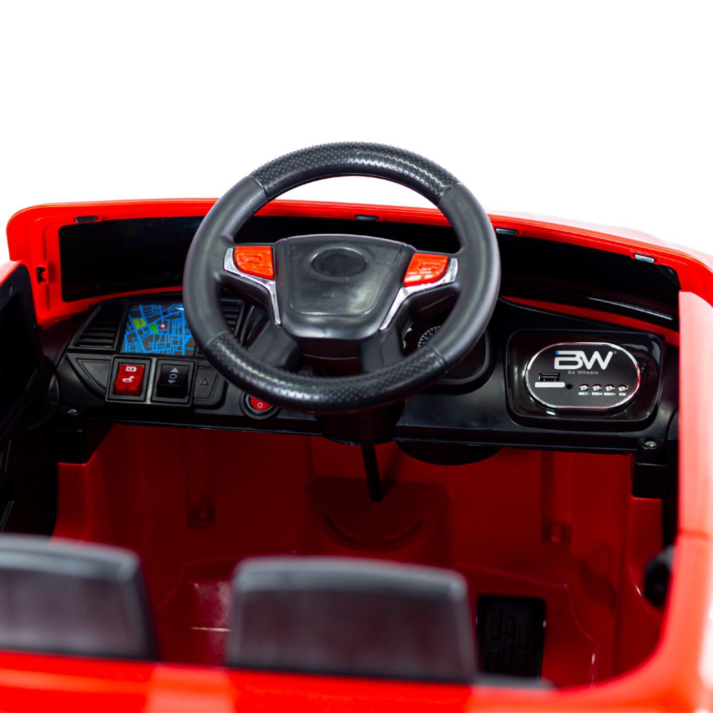Carro Montable Electrico Para Niños Mercedes GLV Rojo Volante