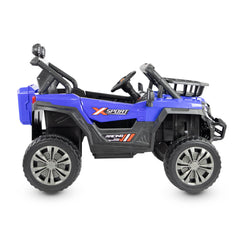 Carro Montable Eléctrico Súper Trail Azul 12V Prinsel PERFIL