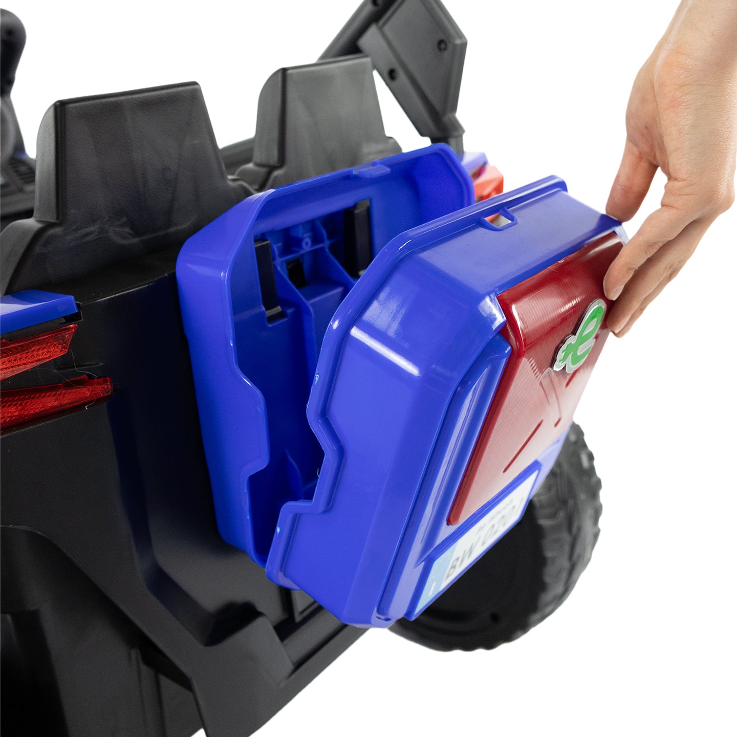 Carro Montable Eléctrico Súper Trail Azul 12V Prinsel USO