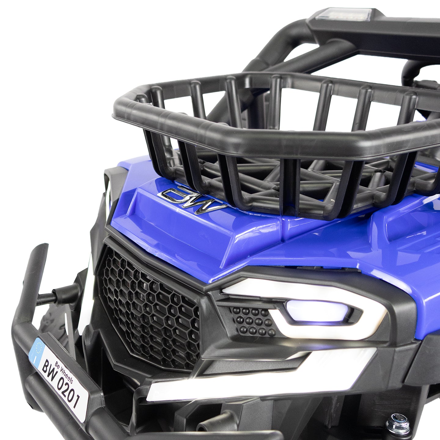 Carro Montable Eléctrico Súper Trail Azul 12V Prinsel CANASTA