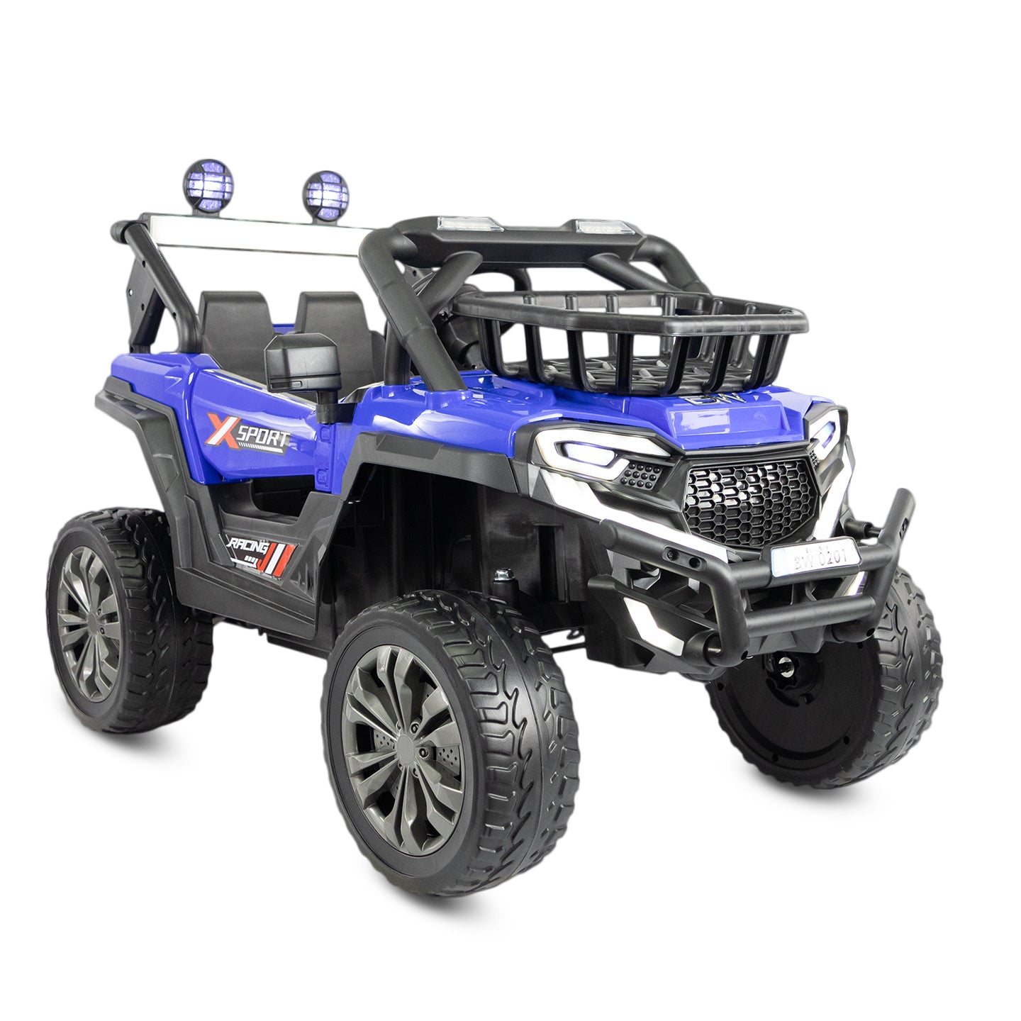 Carro Montable Eléctrico Súper Trail Azul 12V Prinsel DISEÑO