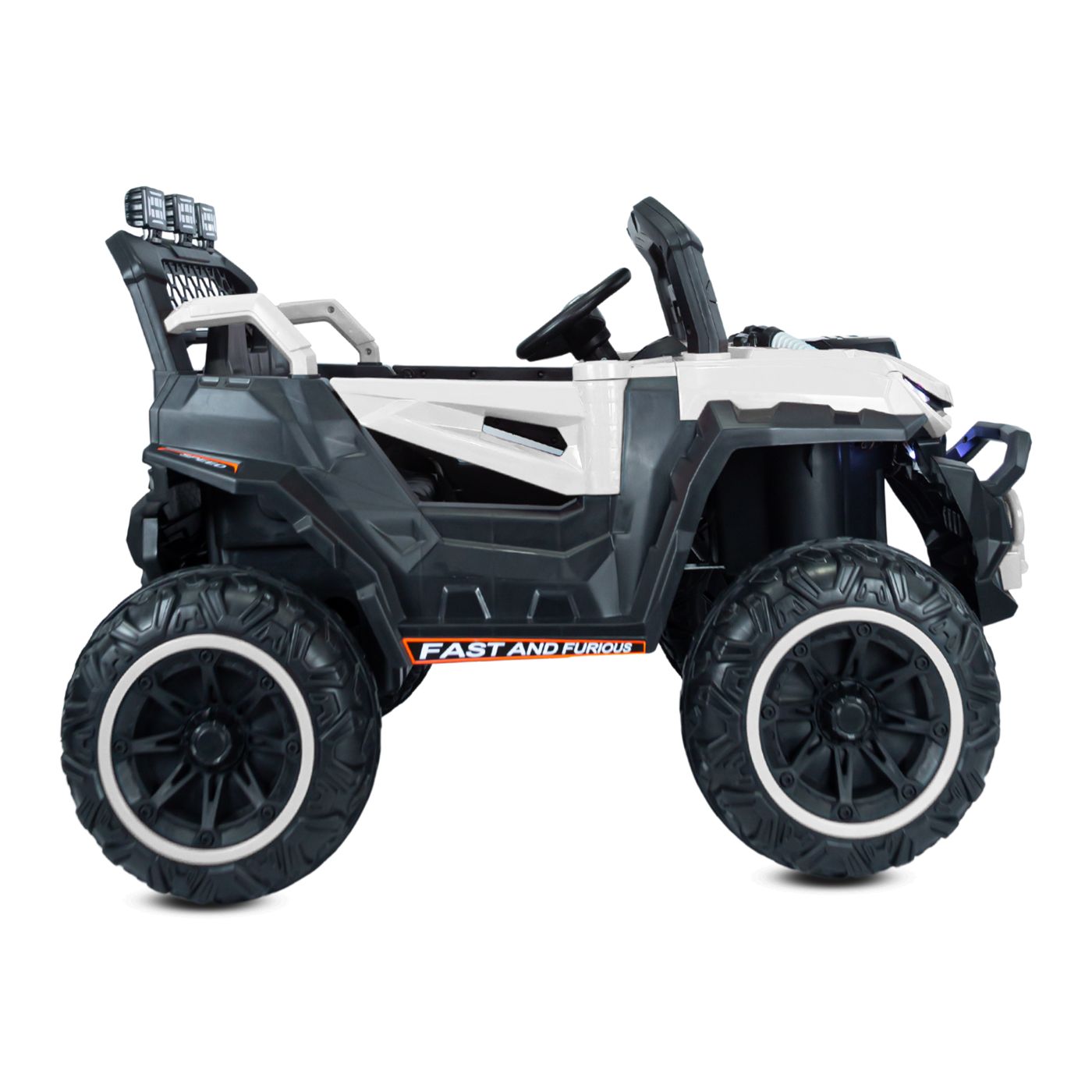 Carro Montable Electrico Para Niños  XPLORE DLX Blanco