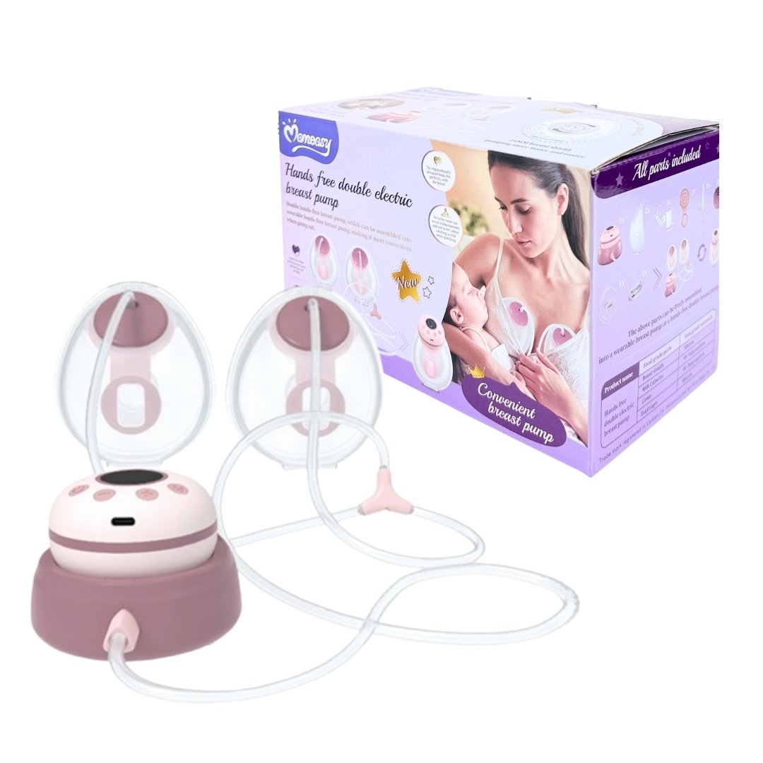 Extractor De Leche Doble Eléctrico Inalámbrico Rosa Bebes