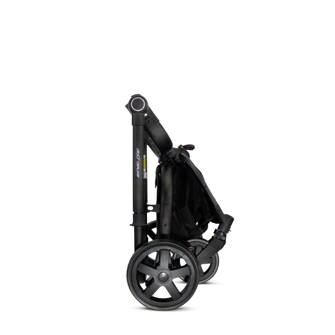 Coche Con Porta Bebé 360° Premium Negro Bebesit Plegado