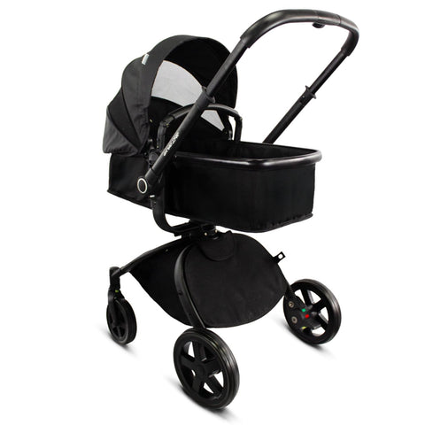 Coche Con Porta Bebé 360° Premium Negro Bebesit Modelo
