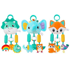 Sonajero Peluche Estimulación Animales Colores