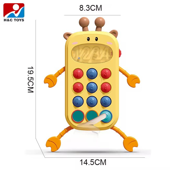 Celular Didáctico 8 en 1 Estimulación medidas