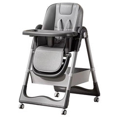 Silla Comedor de Lujo Plegable Gris