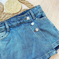 Falda Short Denim Zippy