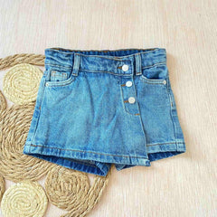 Falda Short Denim Zippy