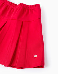 Falda Prenses Rojo Zippy detalle