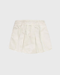 Falda Short Prenses Dril Beige