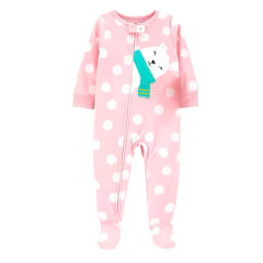 Pijama Bebé Niña Oso Puntos Rosa