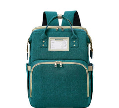 Pañalera Morral Cuna Con Identificador Verde