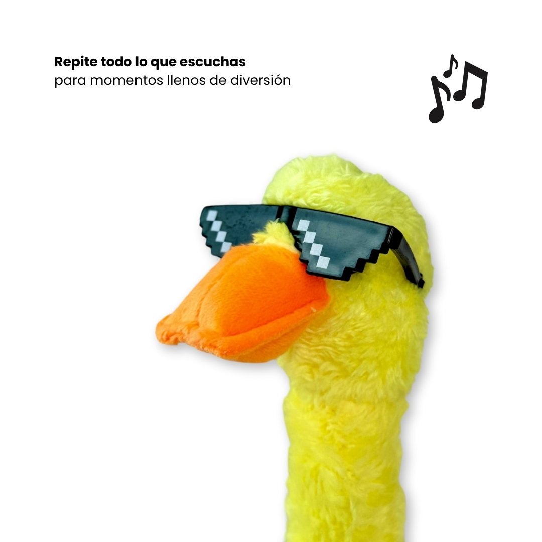 Juguete Pato Bailarin con Repetidor de Voz Repite