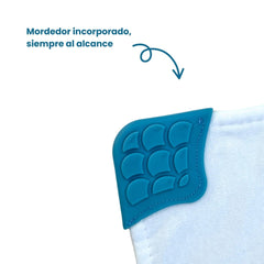 Set 2 Baberos Estilo Pañoleta Detalle Mordedor