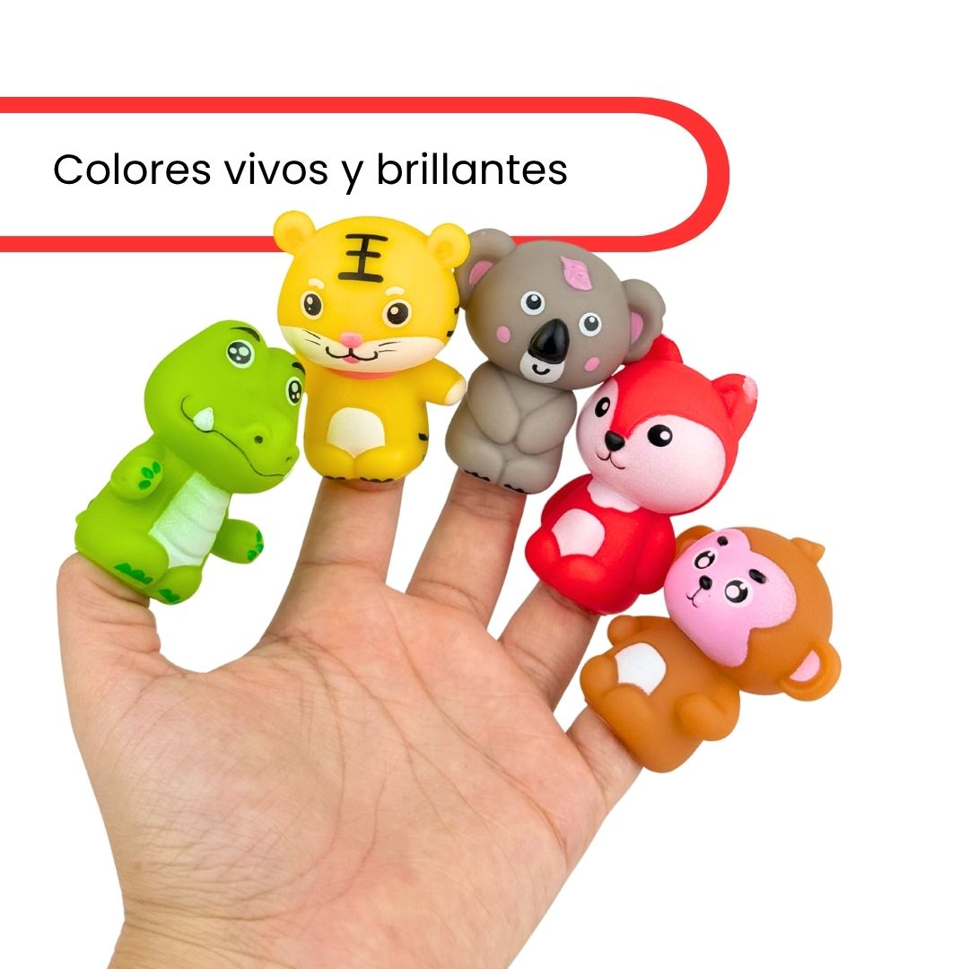 Set de Animales Juego Mano Estimulación Genial® Colores