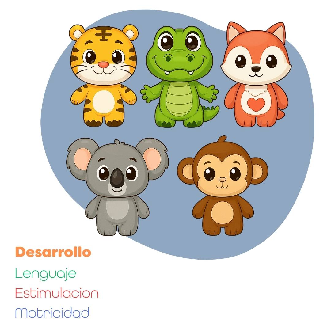 Set de Animales Juego Mano Estimulación Genial® Bebes