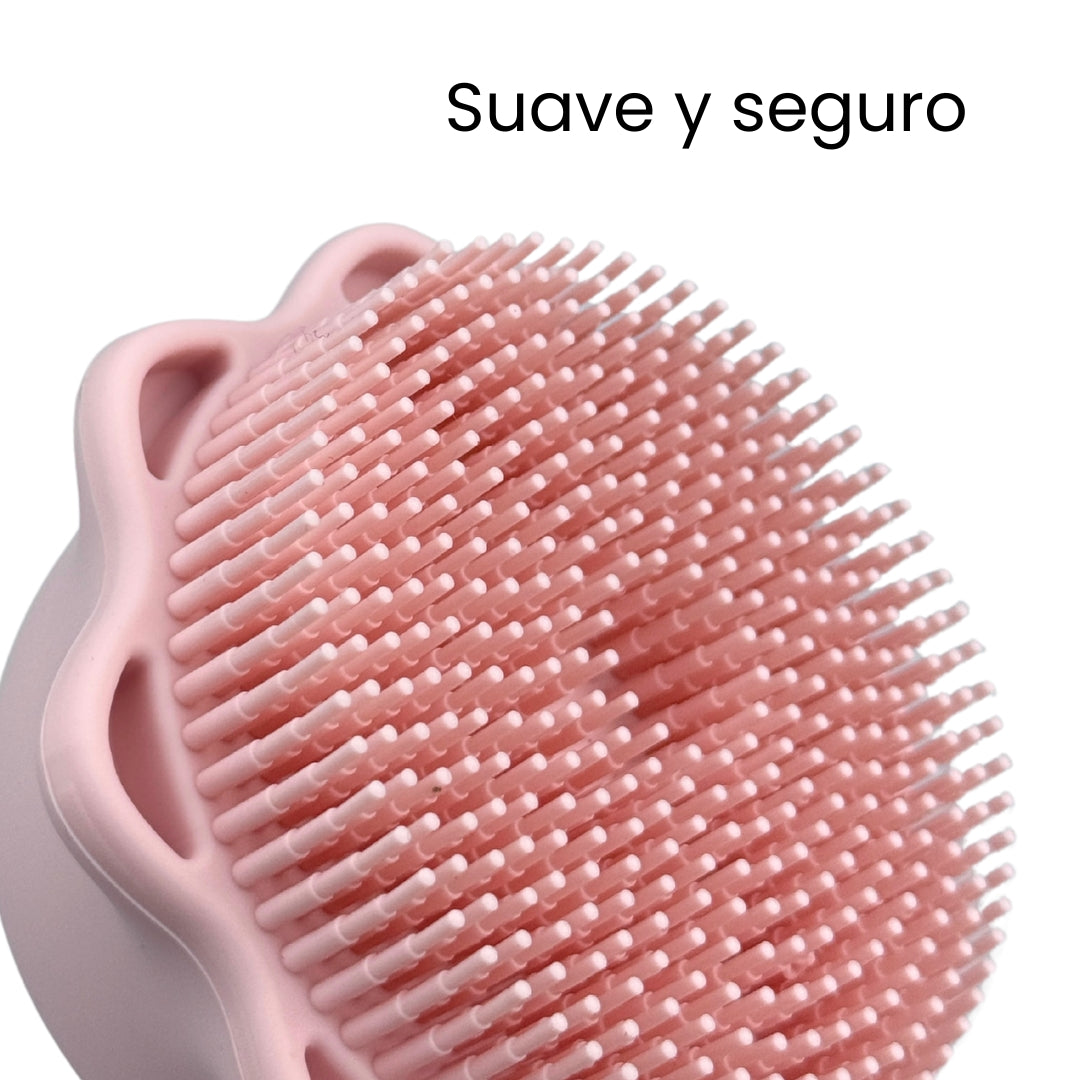 Cepillo Dispensador de Shampo Pulpo Genial Suave