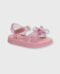 Sandalias Soft Barbie Rosa moño 