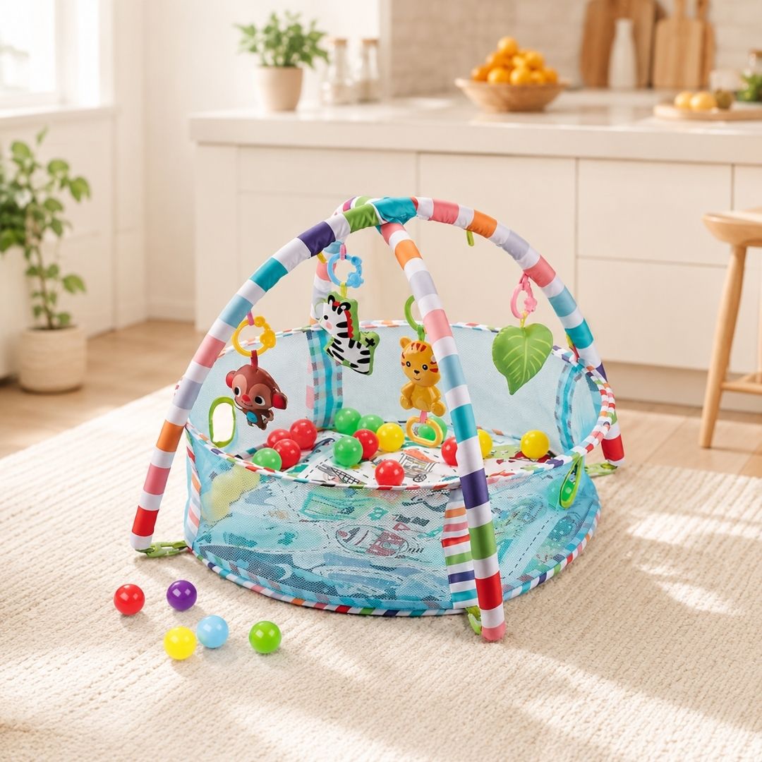 Gimnasio Circular Pelotas Azul